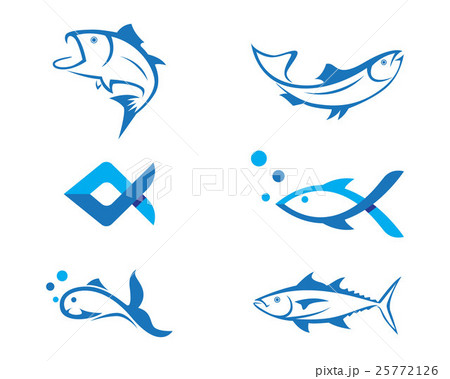 Fish logo template 25772126