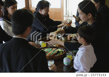 親族　法事イメージ 25773143