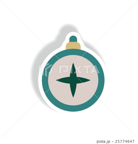 stylish icon in paper sticker style vintage 25774647