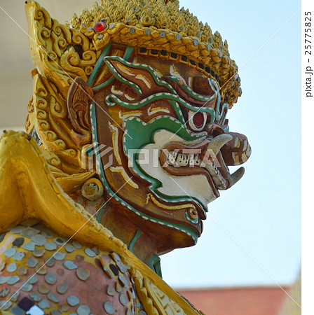 giant in Buddhist temple Thai called Yak giant in Buddhist temple Thai called Yak 25775825