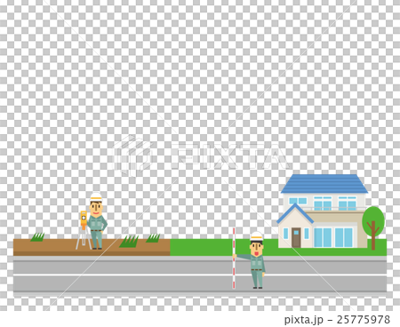 測量士【フラット人間・シリーズ】 測量士【フラット人間・シリーズ】 25775978