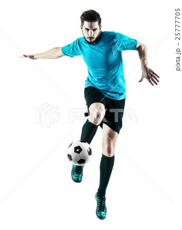 Soccer player Man Isolated Soccer player Man Isolated 25777705