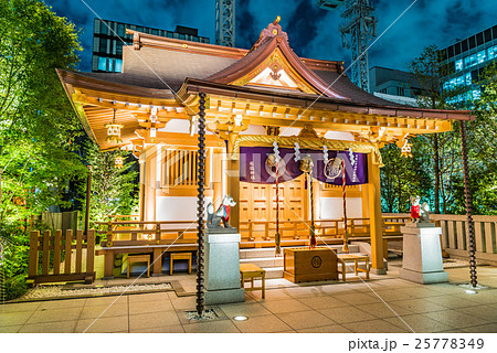 福徳神社ライトアップ 25778349