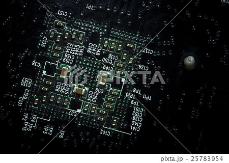 Computer motherboard abstract background 25783954