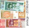 Background of Mongolia tugrik money bills 25786248