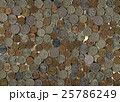 background of miscellaneous Russian coins 25786249