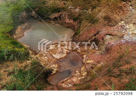 Geyser Kotly Boilers in Valley of Geysers. 25792098