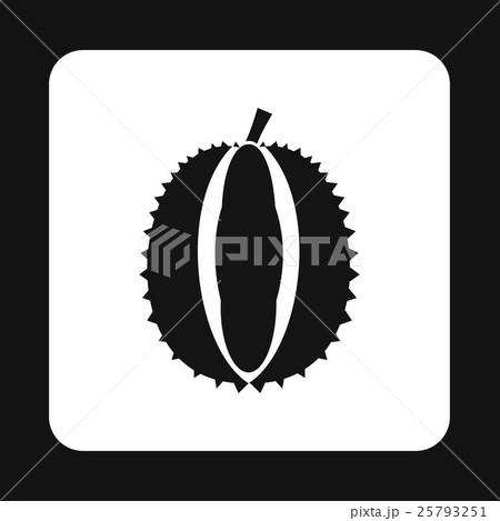 Durian fruit icon, simple style Durian fruit icon, simple style 25793251