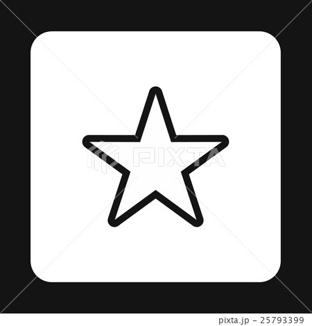 Celestial star icon, simple style 25793399