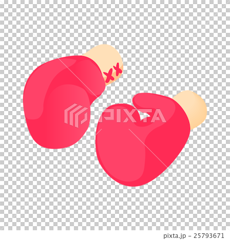 Boxing gloves icon, cartoon style Boxing gloves icon, cartoon style 25793671
