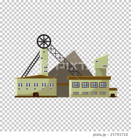 Production plant icon, cartoon style Production plant icon, cartoon style 25793728