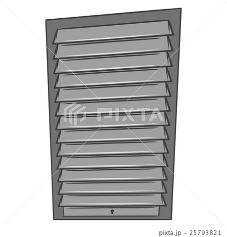 Blinds icon, black monochrome style Blinds icon, black monochrome style 25793821