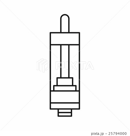 E-cigarette or vaping device icon, outline style 25794000