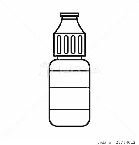 E-cigarette liquid flavour icon, outline style 25794012