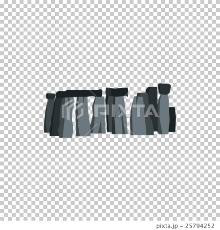 Stonehenge icon, flat style 25794252