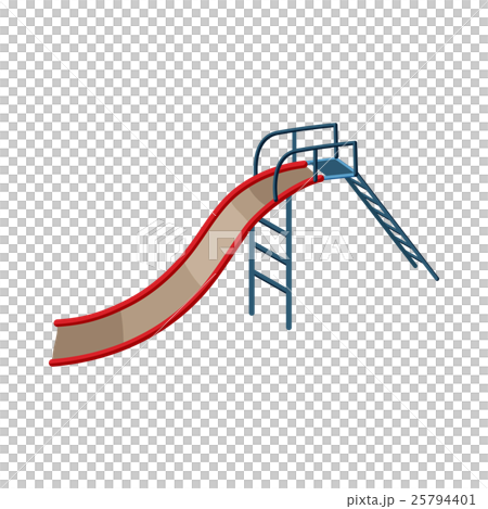 Childrens slide icon, cartoon style Childrens slide icon, cartoon style 25794401