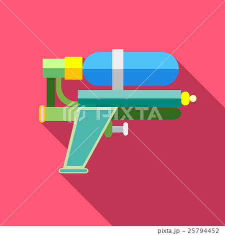 Water gun icon, flat style Water gun icon, flat style 25794452