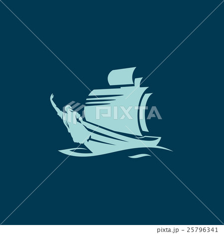 Ship with rostrum sign Ship with rostrum sign 25796341