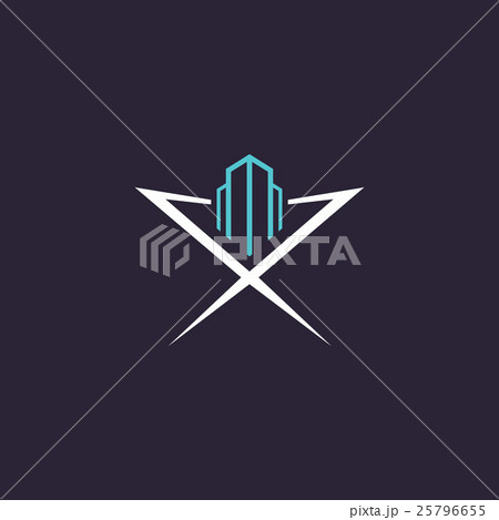 Sign of the letter X, property sign  25796655