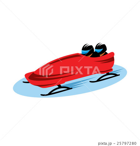 Bobsleigh vector sign 25797280