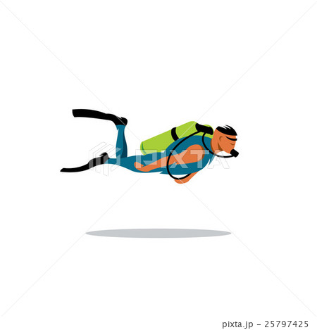 Diving vector sign 25797425