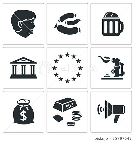 Germany Icons set 25797645