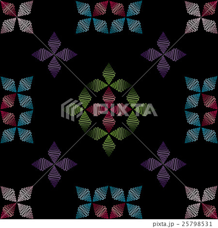 Abstract modern ornament seamless vector pattern 25798531