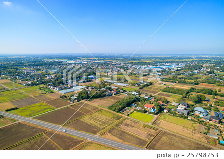 九十九里町藤下付近を空撮 九十九里町藤下付近を空撮 25798753