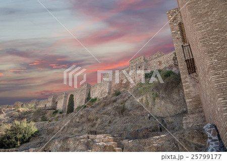 Alcazaba castle on Gibralfaro mountain.Malaga  25799177