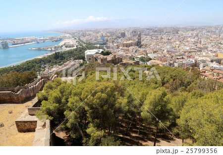 Gibralfaro Castle in Malaga, Andalusia, Spain Gibralfaro Castle in Malaga, Andalusia, Spain 25799356