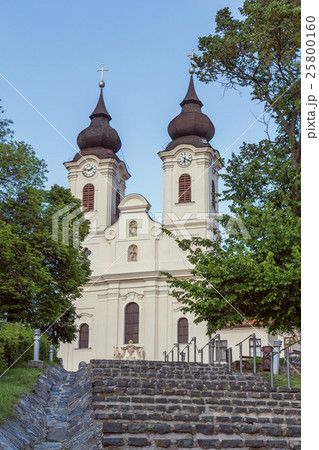 Vew of Tihany Abbey at Lake Balaton in Hungary 25800160