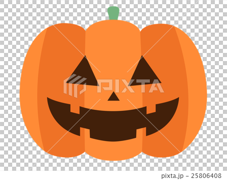 ハロウィン カボチャのお化け01のイラスト素材 [25806408] - PIXTA