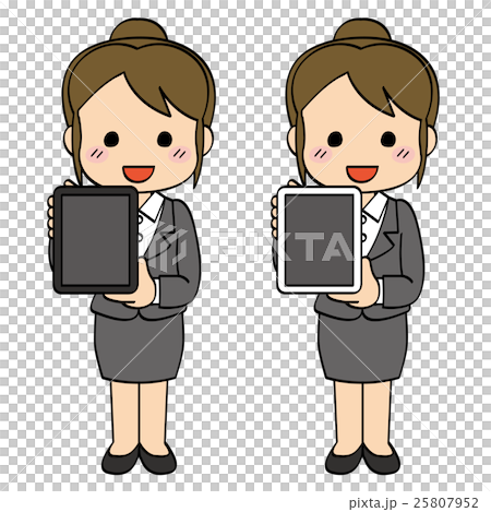 Suit company employee woman · tablet portrait 1 Suit company employee woman · tablet portrait 1 25807952