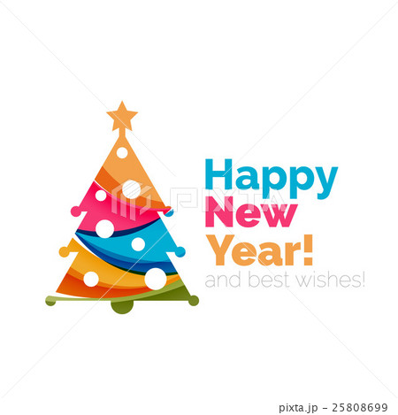 Christmas geometric banner, 2017 New Year Christmas geometric banner, 2017 New Year 25808699