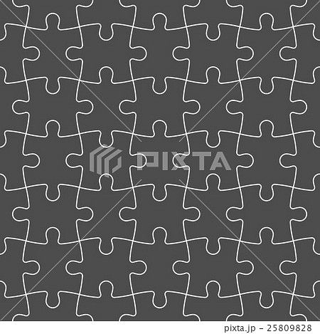 Jigsaw puzzle mosaic seamless backgroun…