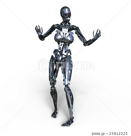 女性ロボット 25812225