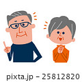 悩む老夫婦 25812820