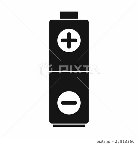 Battery icon, simple style Battery icon, simple style 25813366