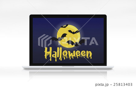 Halloween Bat Pumpkin Lantern Scary Graphic Concept Halloween Bat Pumpkin Lantern Scary Graphic Concept 25813403