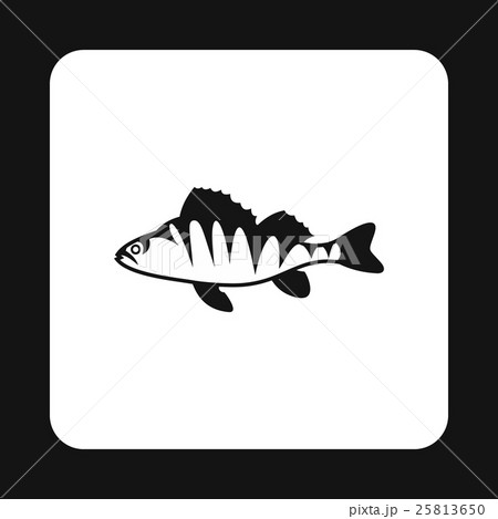 Perch icon, simple style 25813650