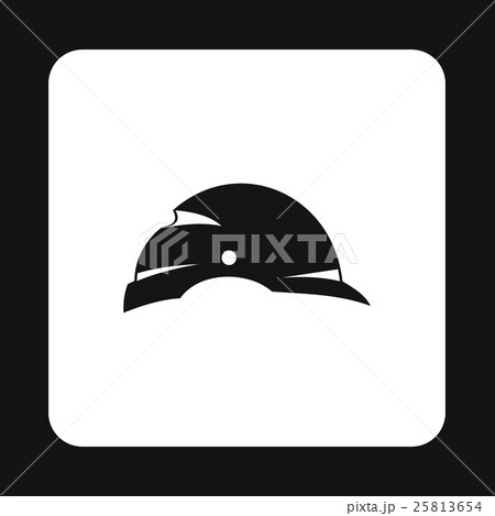 Construction helmet icon, simple style 25813654