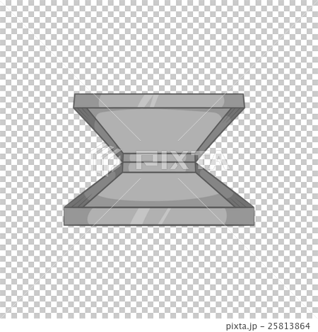 Box for pizza icon, black monochrome style Box for pizza icon, black monochrome style 25813864