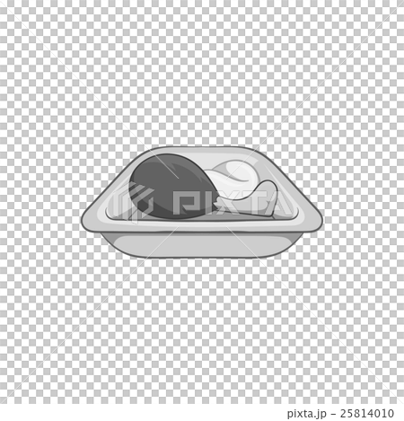 Airline food icon, black monochrome style Airline food icon, black monochrome style 25814010