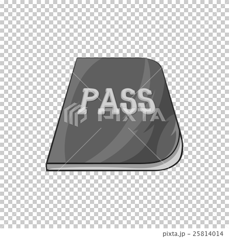 Passport icon, black monochrome style Passport icon, black monochrome style 25814014