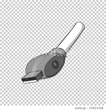 Usb cigarette charger icon, black monochrome style Usb cigarette charger icon, black monochrome style 25814106