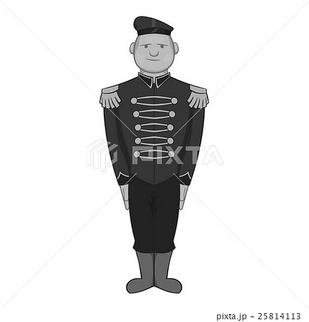 British soldier in uniform icon British soldier in uniform icon 25814113