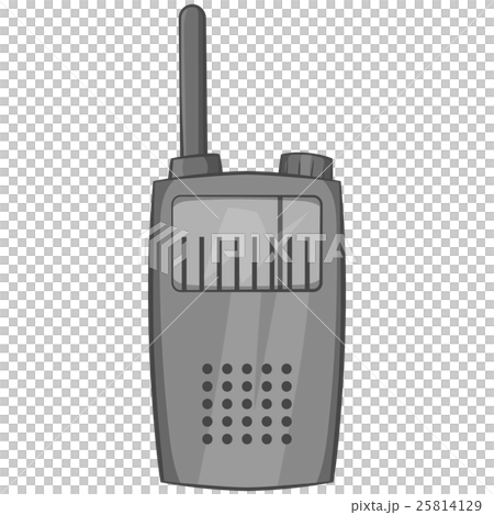 Radio transmitter icon, black monochrome style Radio transmitter icon, black monochrome style 25814129