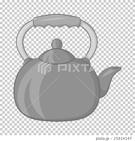 Kettle icon, black monochrome style Kettle icon, black monochrome style 25814147
