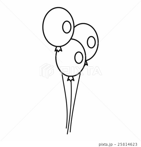 Wedding balloons icon, outline style Wedding balloons icon, outline style 25814623