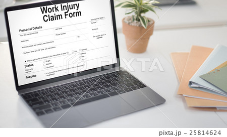 Work Injury Compensation Claim Form Concept Work Injury Compensation Claim Form Concept 25814624